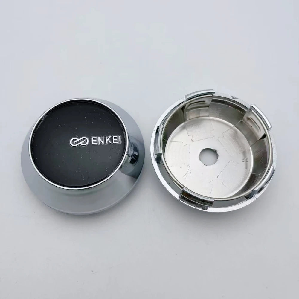 4pcs 60mm 64mm 65mm 68mm 69mm  Car Wheel Center Caps With Enkei Logo Emblem Car Accessories for Wheel Hubcaps Hub Cover High Cap