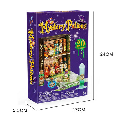 DIY Magic Potion Bottle Craft Kit, Halloween Witch Costume Accessory, Party Decor & Family Activity Set