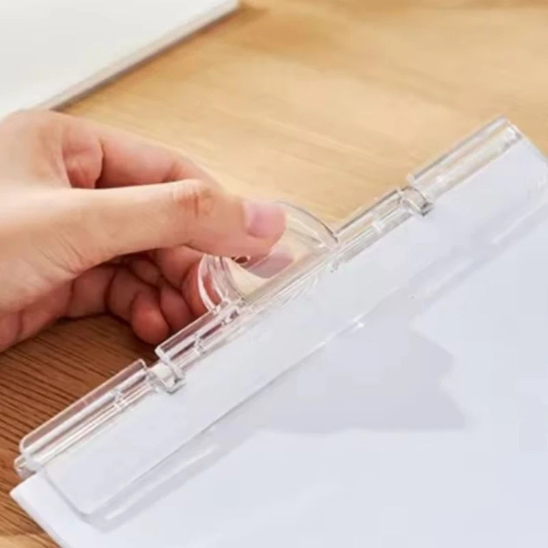 Transparent Clip Stationery Folder Paper Folder Blackboard Book Clip A4 White Board Magnetic Clip