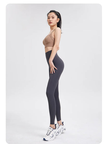 BIVIGAOS High-Quality Summer Sunscreen Shark Leggings Women Ultra-Thin High Elastic Nude Feeling Seamless Sport Fitness Leggings