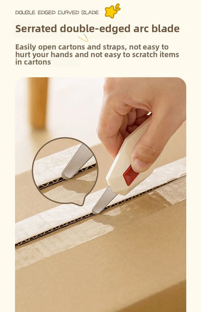 Diamond box cutter does not hurt hands utility knife serrated new delivery knife Cutting supplies open delivery artifact cutting
