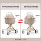 Foldable Pet Cart Strollers Basket Change Direction Medium Dogs Strollers Detachable Cat Dog Trolley Carrier Wheels Outdoor