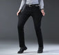 2026 New Style Business Men's Jeans Casual Straight Stretch Fashion Classic Blue Black Work Pant Denim Trousers Male Clothing