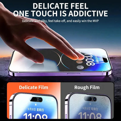 2-4PCS Full Cover Tempered Glass Screen Protector For iPhone17 15 14 13 12 Pro Max Protection Glass For iPhone 13 14 16 Pro Max