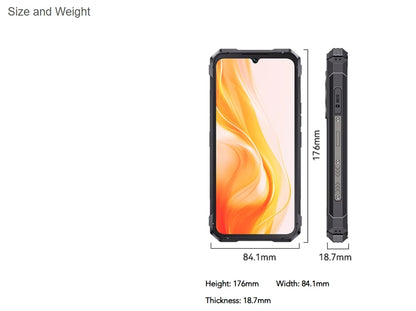 Cubot Rugged Smartphone 5G King Kong 11, Android 15, Up to 32GB RAM+256GB ROM, 108MP Camera, 10200mAh, Dual Screen, MTK7025, 6nm