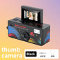 Ourlife Thumb Keychain Camera 0.96inch Flip Screen Retro CCD Mini Digital Camera 720P Very Small Camcorder Video Recorder