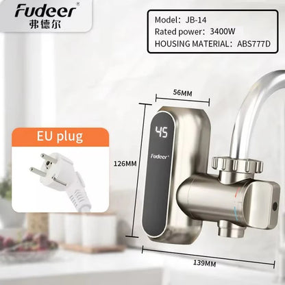 Fudeer Electric Water Heater Kitchen Faucet Conector Instant Hot Water Tap Adapter 220V  Water Heater Bathroom Accessories