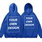 Customized DIY Print Men Woman Autumn Winter Hoodies Casual Classic Pullovers Simple Comfy Streetwear Soft Warm Sports Clothing