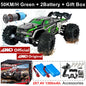 4WD 1:16 80KM/H Super Brushless 50KM/H Brushed RC Car 4x4 Off Road Remote Control High Speed Drift Racing Truck Buggy Toy Gift