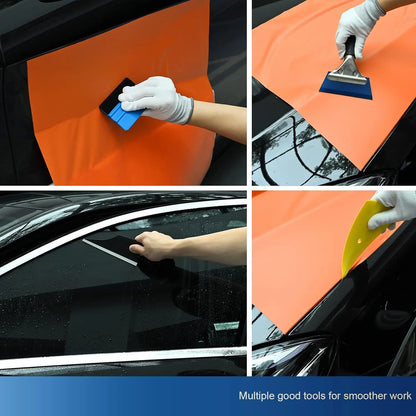 18/45/65pcs Window Tint Kit for Cars Vehicle Glass Protective Film Wrapping Set Vinyl Wrap Tools Window Tint Tools Car Film Kit