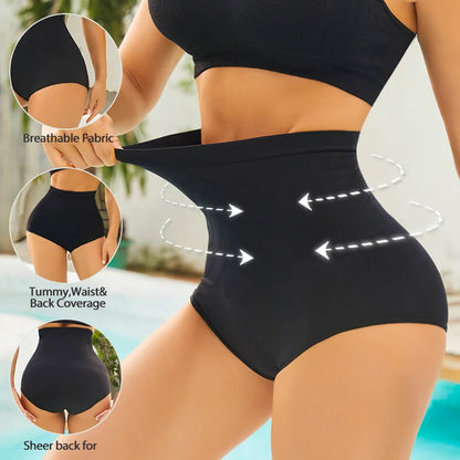 1/3PCS Slimming High Waist Tummy Control Panties Women Briefs Panty Shaper Slimming Underwear Butt Lifter Belly Body Shapewear