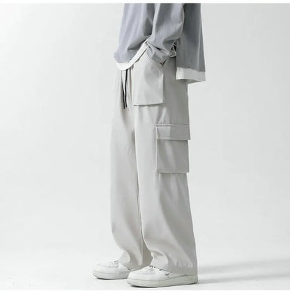 Streetwear Black Mens Harem Joggers Pants Men Cargo Pants 2024 Hip Hop Casual Pockets Sweatpants Male Oversized Fashion Trousers