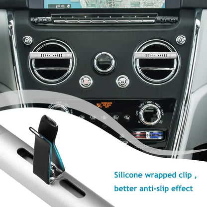 Car Fragrance Custom Vent Clip Cylindrical Essential Oil Car Diffuser Vent Clip with 10 Refill Sticks for Auto Office Kitchen