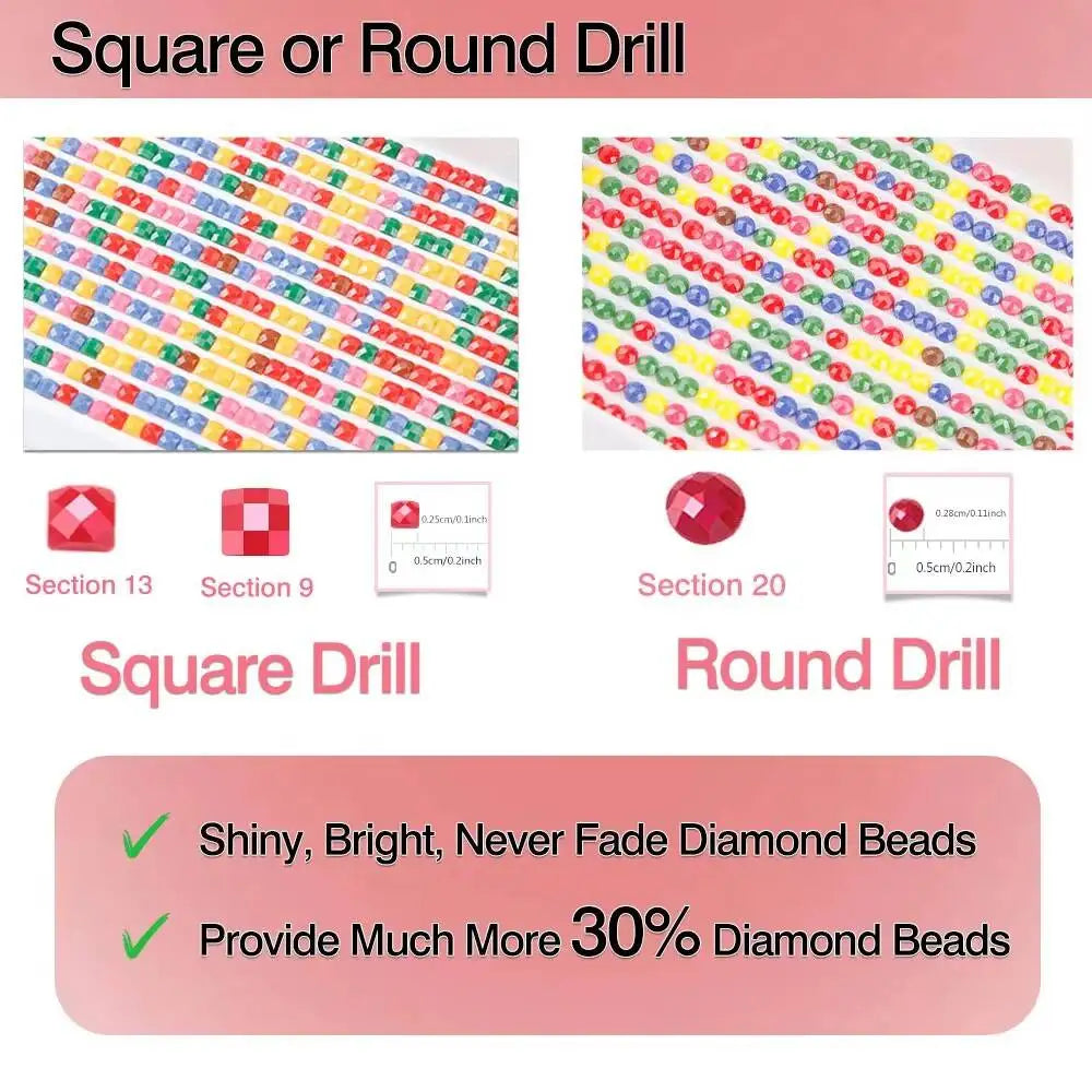HUACAN Diamond Mosaic Novelties Ship Lighthouse Bird Animal Landscape Full Square Round Diamond Painting Kits Home Decoration