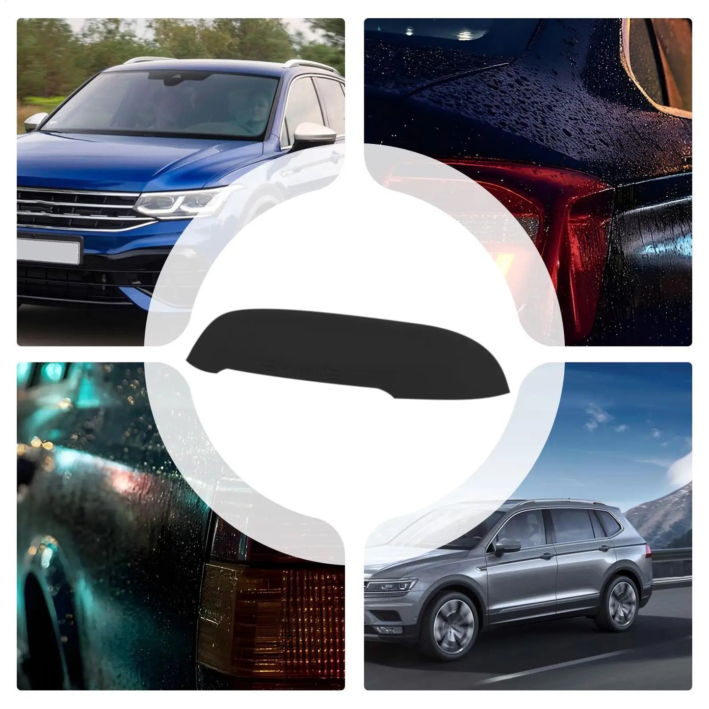 Universal Car Rear Camera Cover Waterproof Anti-Rain Protection Guard Modification Easy Installation Protector Car Accessories