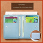 2025 Women's New Simplified Folding Button Small Wallet Soft Leather for Driver's License Male Student Card Bag