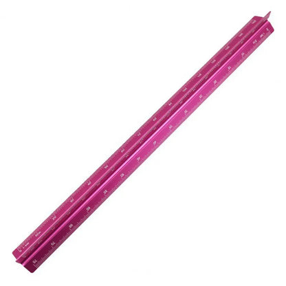 Aluminum Alloy Engineering Scale Ruler High Precision Triangular Architectural Drafting Tool Scale Bar Drafting Supplies
