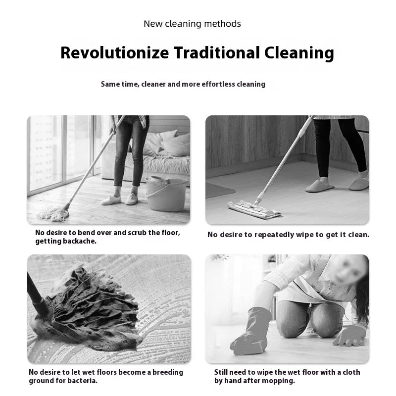 1 Wireless Rechargeable Water Spray Electric Mop, Easy To Operate, Suitable For Home Dormitory Office And Other Use