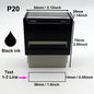 Custom Self-Inking Stamp Customized Self-Inking Business Address Wax Seal Name Handicrafts Personalize Rubber Stamps