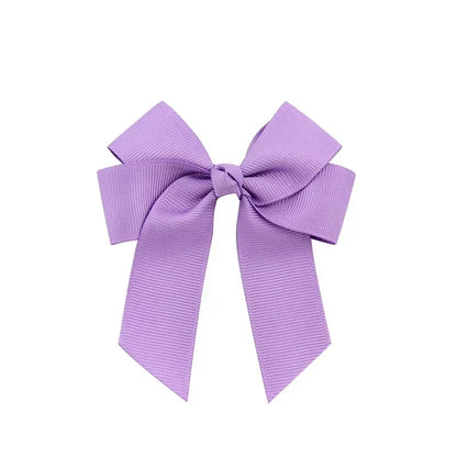 1pcs 3.6'' Solid Color Bowknot Hair Clips For Baby Girls Classic Bows Hairpins Cute Barrettes Headwear Kids Hair Accessories