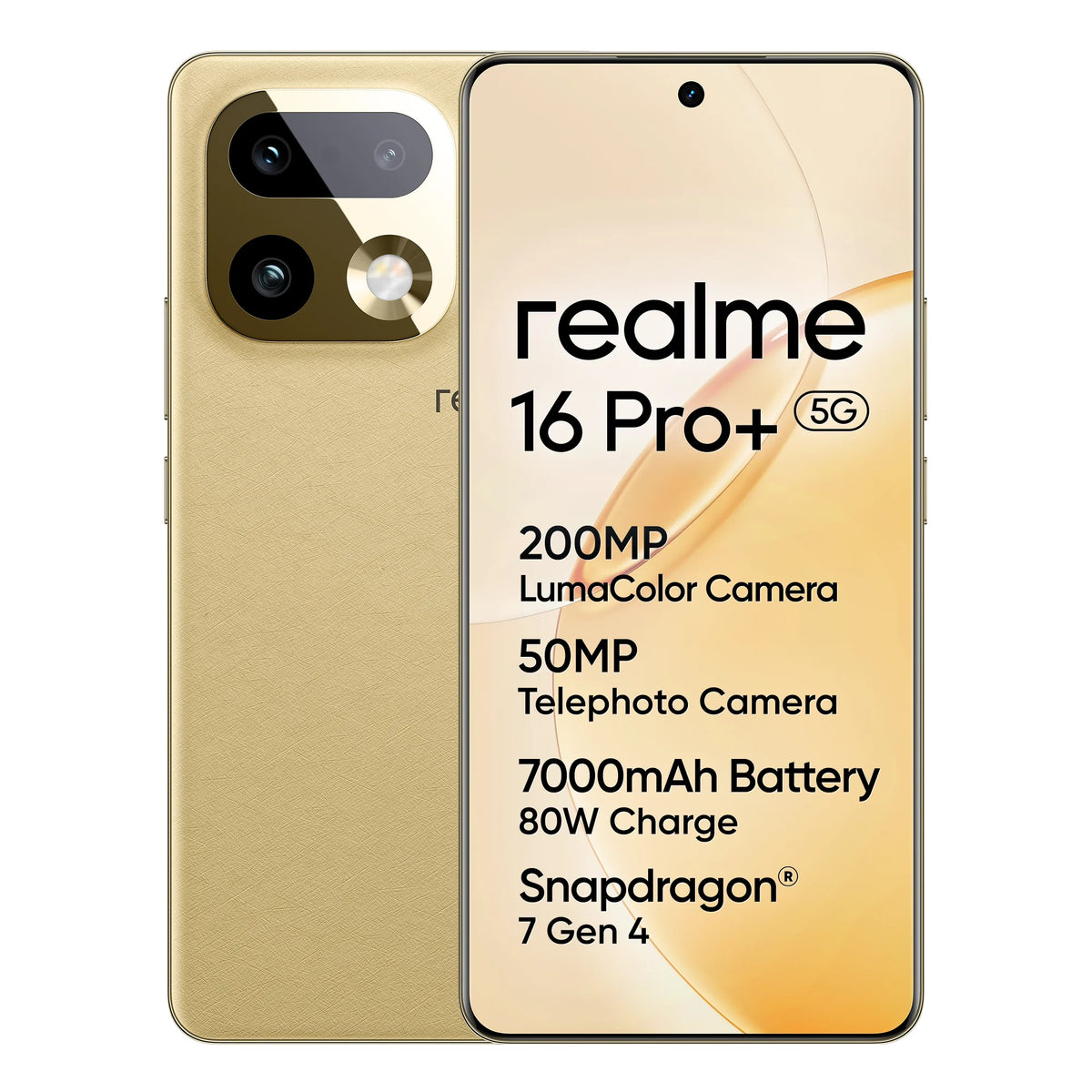 realme 16 Pro+ 5G Smartphone 8G+256G/12G+512G Curved AMOLED Display 144Hz 6.8", Battery 7000mAh, Camera 200MP OIS, IP69K, Quick Charge 80W, Dual SIM, Next AI