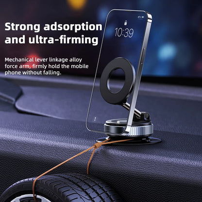 K007 Magnetic Phone Holder 360° Three-Axis Folding Car Mount Strong Magnet Dashboard Desk Stand for iPhone 16 15 Xiaomi Samsung