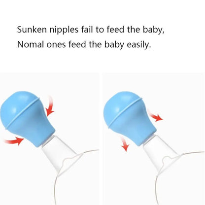 Gift PP Nipple Corrector Portable Silicone Inverted Nipple Puller Smooth Edge Sucking Orrector Prenatal And Postpartum