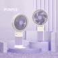 Lenovo 2026 New Handheld Fan Mini Portable Desktop Office Student Dormitory USB Charging Silent Small Electric Fan