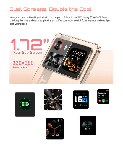 [Shipping From Poland] Cubot X100 Android 15 5100mAh 33W NFC 5G Smartphone 6.88" 16GB(8+8) RAM 256GB ROM 64MP Mobile Phone