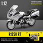 CCA R1250 GS. 1:12 Alloy Die-cast Car Motorcycle Model, Toy Gift Giving, Die-cast Static Motorcycle Model