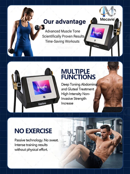 Building Tool EMS Body Shaping Machine 6500W Professional Fat Burning Muscle Stimulation 200Hz 15T Slimming Equipment Home Use