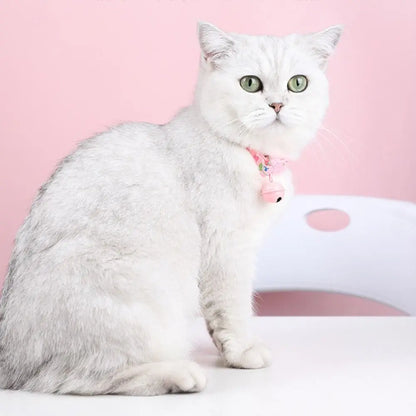 Buckle Cartoon Cat Collars Pet Supplies Cute Cat Head Small Dog Collar Adjustable Cat Accessories
