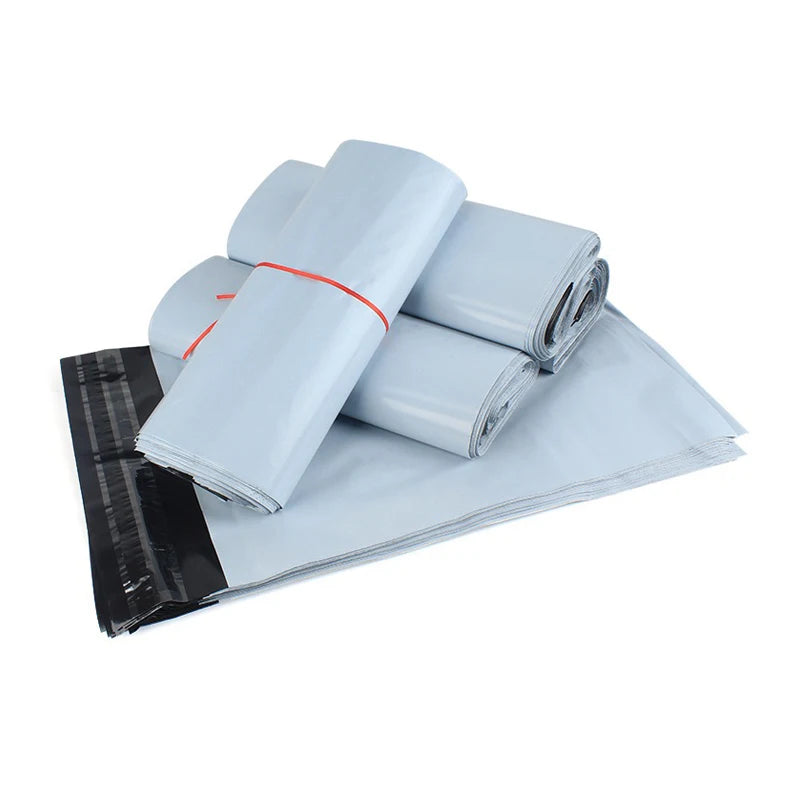 50pcs/Package White Express Bag Courier Envelope Storage Bags Mail Bag Mailing Bags Self Adhesive Seal Plastic Packagin