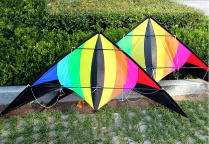 Outdoor Fun Sports 2.2m Power Dual Line Stunt Kite  With Handle And String Good  Flying