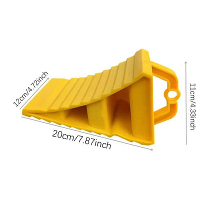 Car Multipurpose Anti-Slip Wheel Chock Portable Tire Chocks Wear-Resistant Tire Stopper Wheel Stopper For Trucks Car