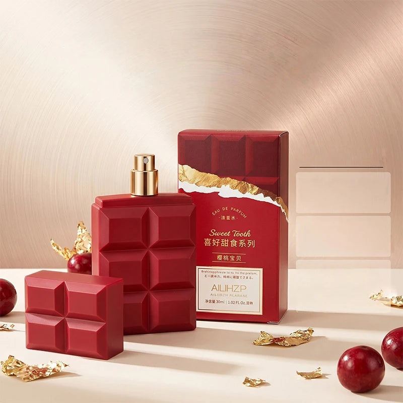 Sweet Chocolate Unisex Perfume 100ml Sweet Fragrance Long-lasting Scent Body Spray Creative Design Must-have For Daily Commutes
