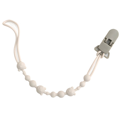 Soothing Pacifier Anti-chain Baby Stroller Teether Anti-loss Chain Baby Silicone Pacifier Clip Toy Biting Glue Lanyard