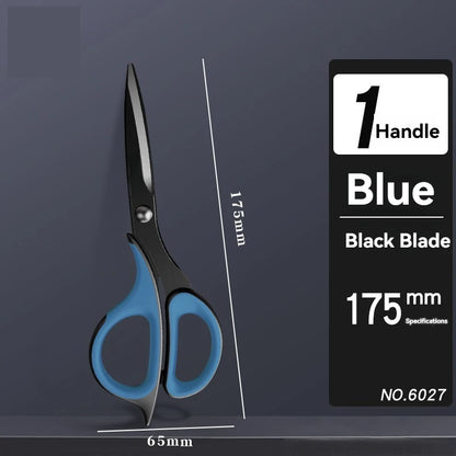 Deli-Stainless Steel Anti-Stick Scissors, Alloy Stationery, School Supplies, Office, Student, DIY, Hand Craft, 175mm