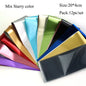 16Pc Holographic Nail Foil Set Starry Transfer 20*4cm Sticker Laser Flowers Leopard Mix Design Decal DIY Nail Art Decoration