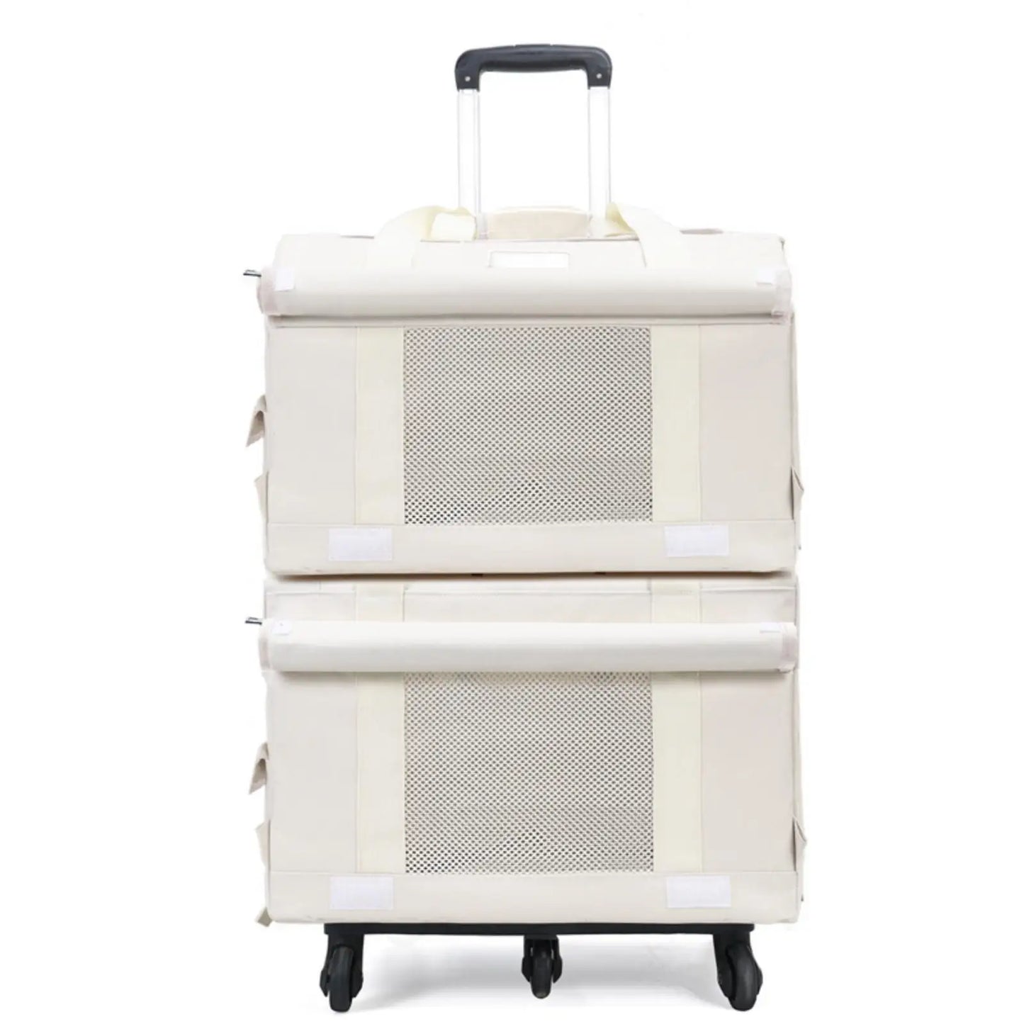 Travel Container Breathable Mesh Cat Bag Pet Carrier with Wheels Pet Moving Carrier for Transport of Cats