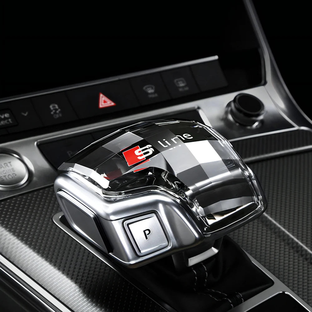 Car Crystal Gear Head Shift Head Transmission Handle Cover For Audi S4 S5 Q5l Sq5 Rs4 Q7 Rs5 A5 Rs7 A6 Rs6 Sq8 A4/a4l Sline RS