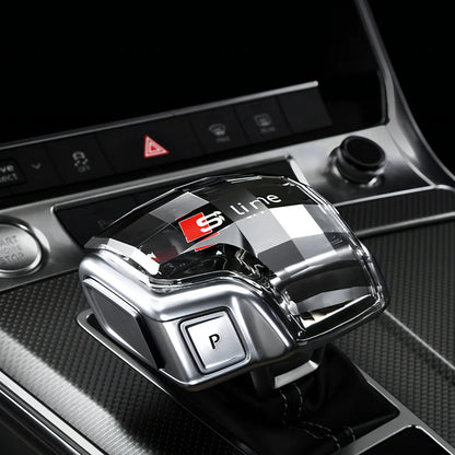 Car Crystal Gear Head Shift Head Transmission Handle Cover For Audi S4 S5 Q5l Sq5 Rs4 Q7 Rs5 A5 Rs7 A6 Rs6 Sq8 A4/a4l Sline RS