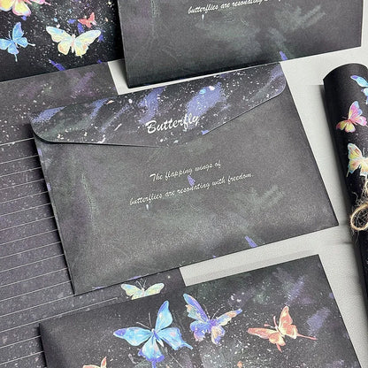 4 charming puppy and floral letter sets with envelopes - creative handwritten stationery for students, holidays, and birthdays