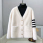 CT152 PDUI Women Real Wool Fur Coat Winter Warm Female Girl Sheep Shearing Jacket Parka OverCoat