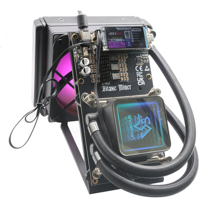 NerdQAxe++ Hydro 4.8Th/s 75W Super Slient Water cooling Bitcoin Miner