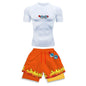 2025 Trendy Printed Compression Sports Suit Clothes Summer Men's Athletic Suit - Stylish Fitness Running Casual Two-Piece Set