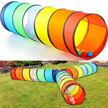 Long crawling passage ideal for small pets outdoor activity, durable play tunnel for daily entertainment.