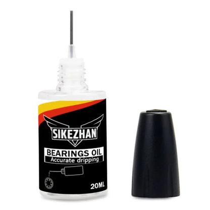 Skateboard Wheel Lube Kit, Bearing Oil + Additive Fluid, Precision Needle Tip, Fast Smooth Spin, Noise Reduction, Anti‑Rust