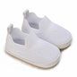 HAIZHIW 0-18M Baptism Newborn Baby Prewalker Girls Boys Casual Shoes Leather Non-Slip Soft-Sole Infant Toddler First Walkers