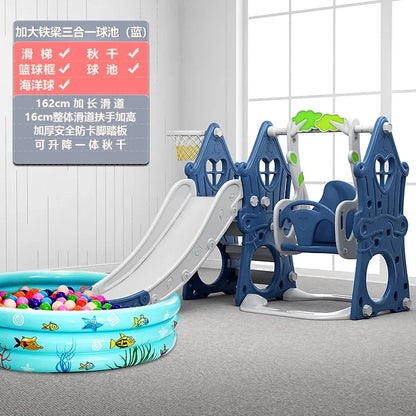 Tqh Children Slide Indoor Home Child Baby Slide and Swing Combination Baby Small Toy Family Amusement Park